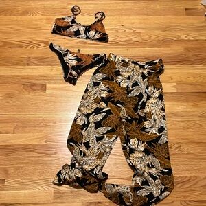 Two piece swim and pants